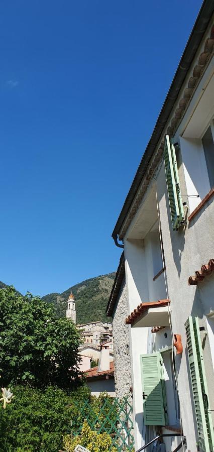 La Tiniera A Luceram - Maison Renovee 2023- Terrasse - Wifi - Village Des Creches Exterior photo